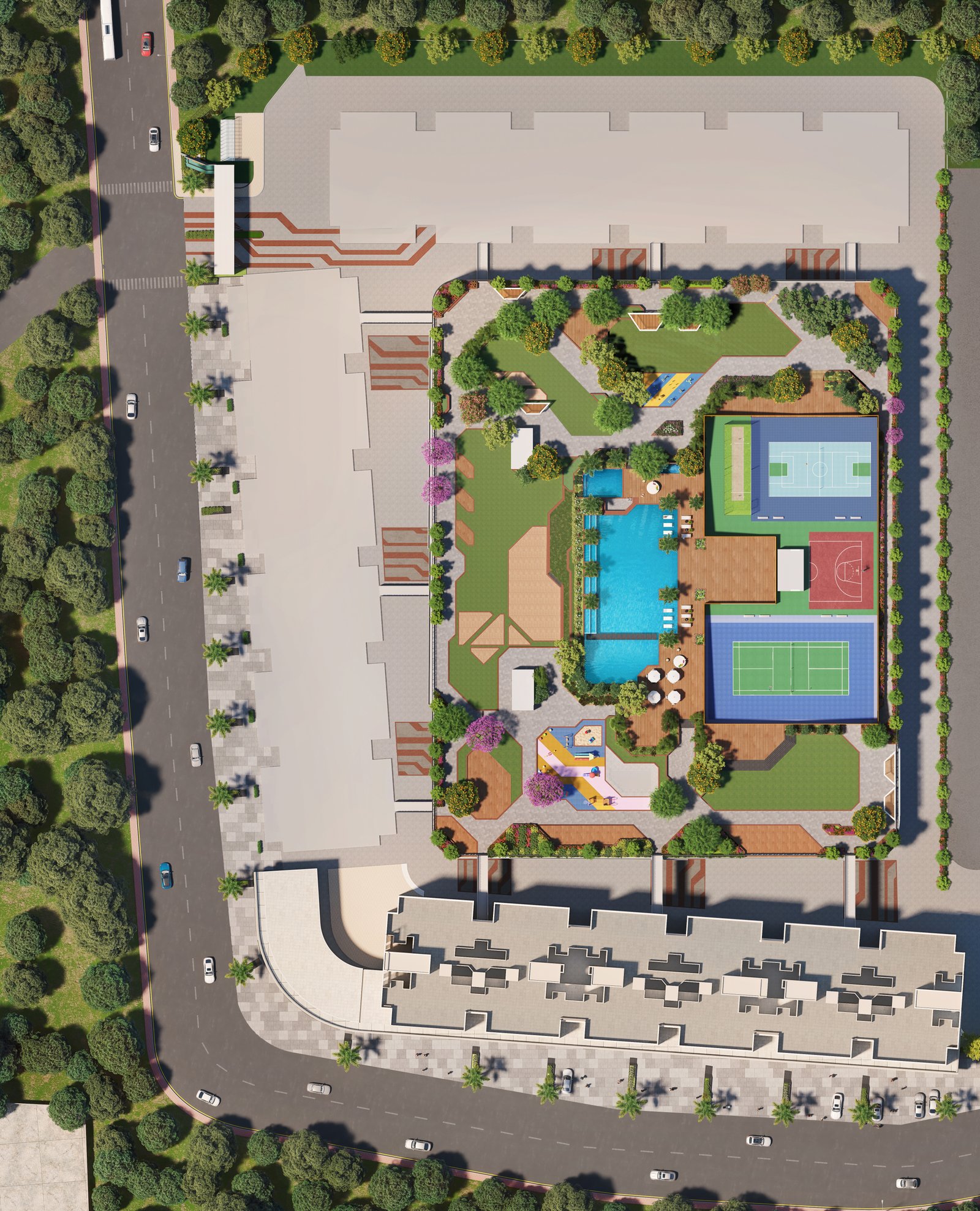 Master plan of Kumar Primeview